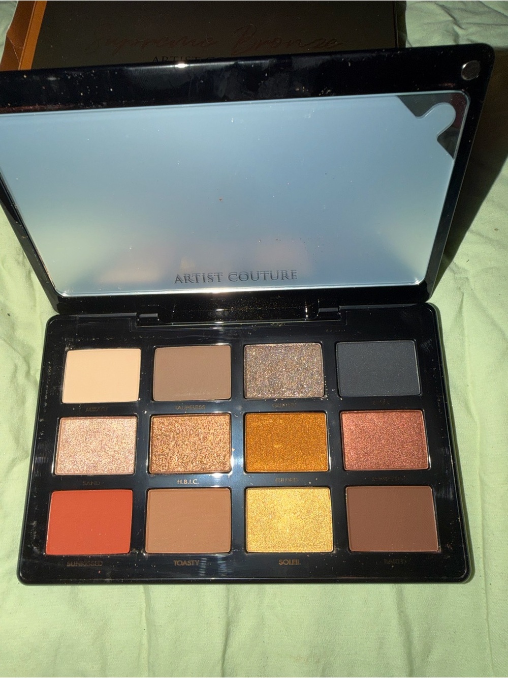 Artist Couture Warm Metallic & Neutral 12-Color Eyeshadow Palette